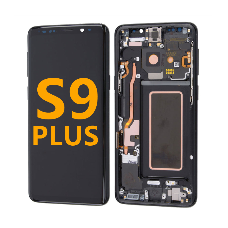 LCD Screen Display With Frame For Samsung Galaxy S9 Plus