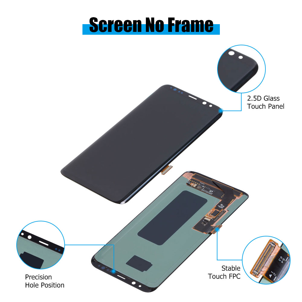 SAM S8 plus-LCD 带中框-D2