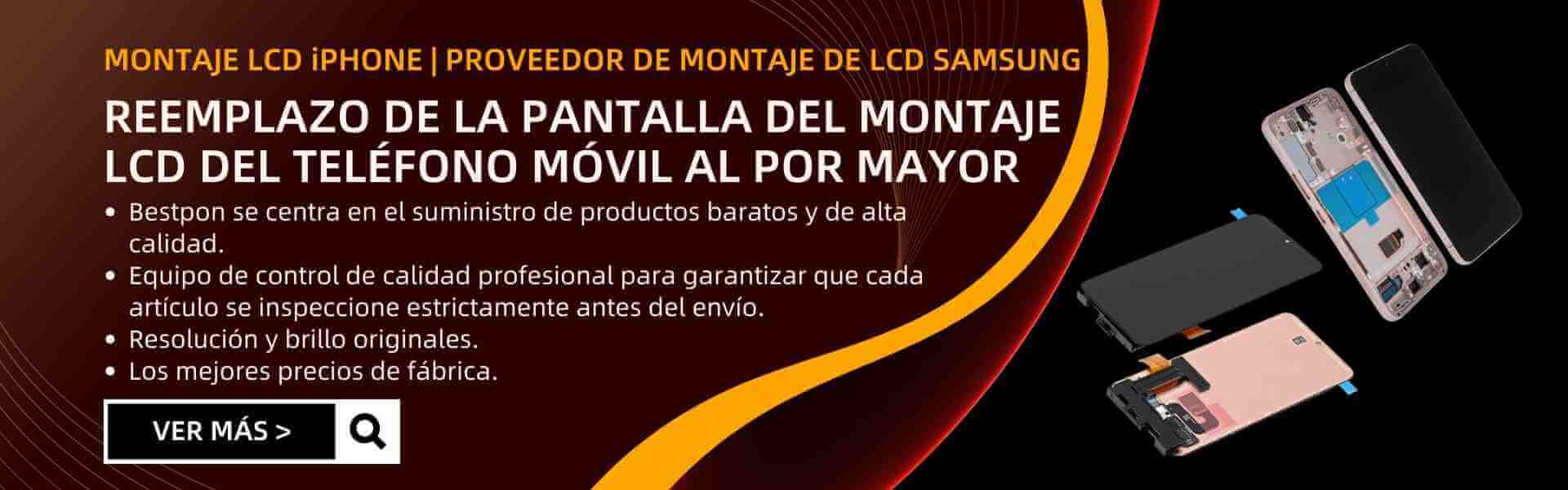 REEMPLAZO DE LA PANTALLA DEL MONTAJE LCD DEL TELÉFONO MÓVIL AL POR MAYOR