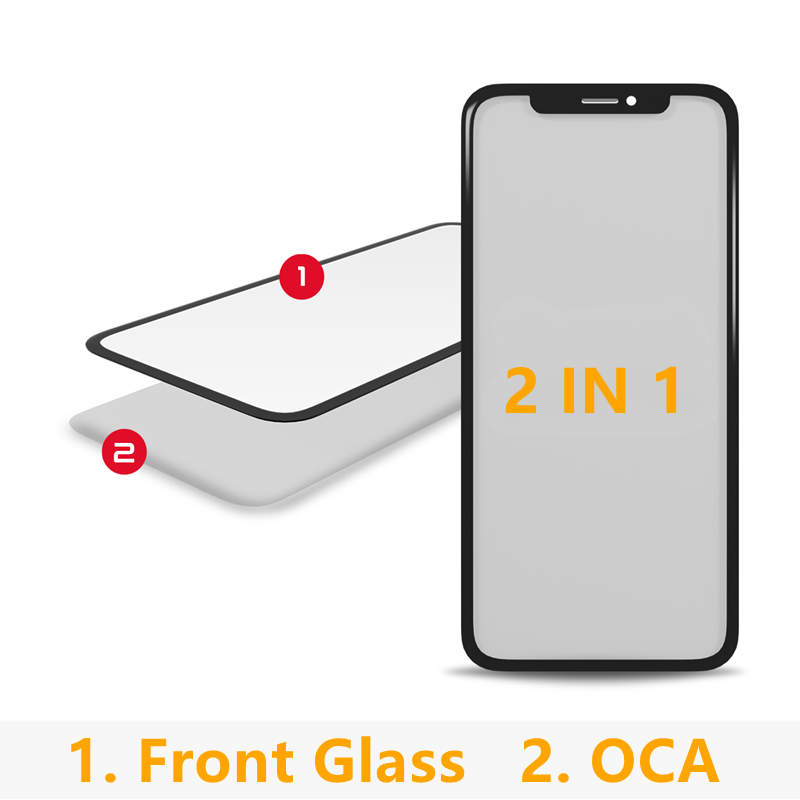 Vidro de tela de toque frontal para iPhone 12 Mini
