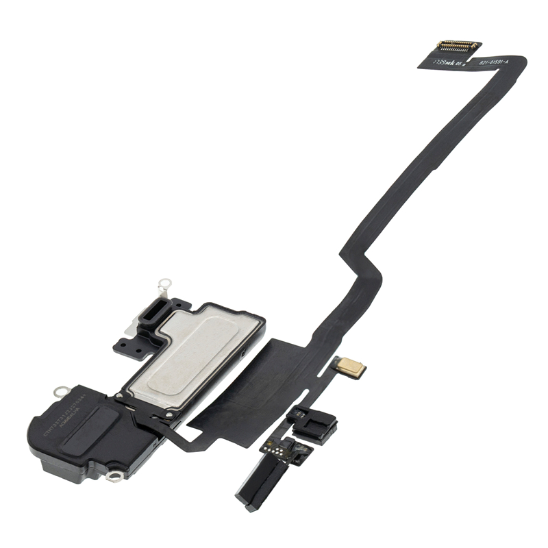 Altavoz del auricular con cable de sensor de proximidad para iPhone X (Advertencia: se requiere soldadura para la funcionalidad Face ID)