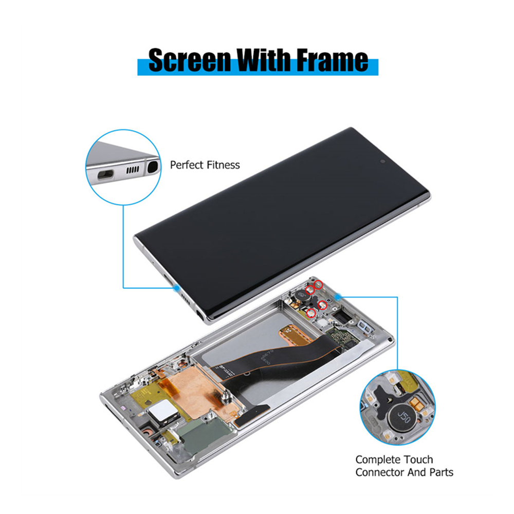 SAM note10-LCD带中框-D2