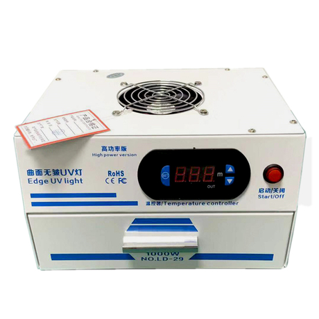 Boîte de lampe à durcissement UV pour LCD remis à neuf