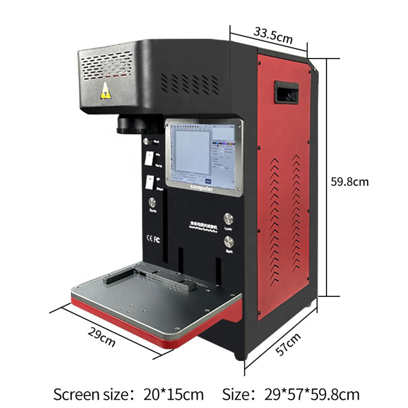 Machine de retrait d'écran laser UV 958Z