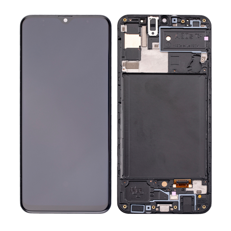 Tela LCD com/sem moldura para Samsung Galaxy A30s